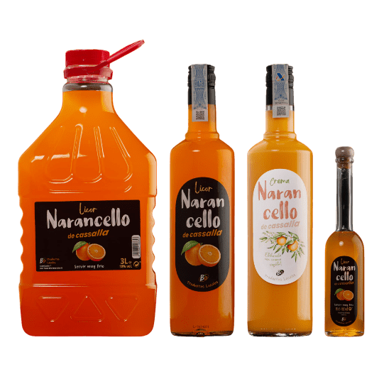 Narancello Gama de productos Narancello Gama de productos